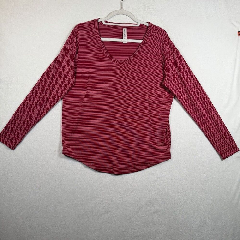 Athleta Cloudlight Stratus Striped Long Sleeve Top Women’s Medium